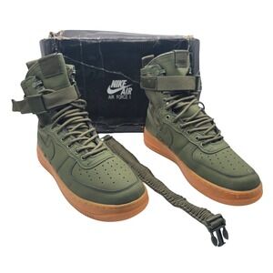 Nike SF AF1 High Faded Olive 2016 Women 11 / Men 9.5 Original Box / Flaw